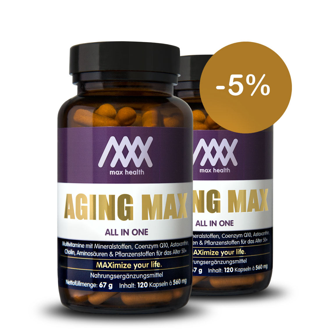 AGING MAX Multivitamine - 120 Kapseln