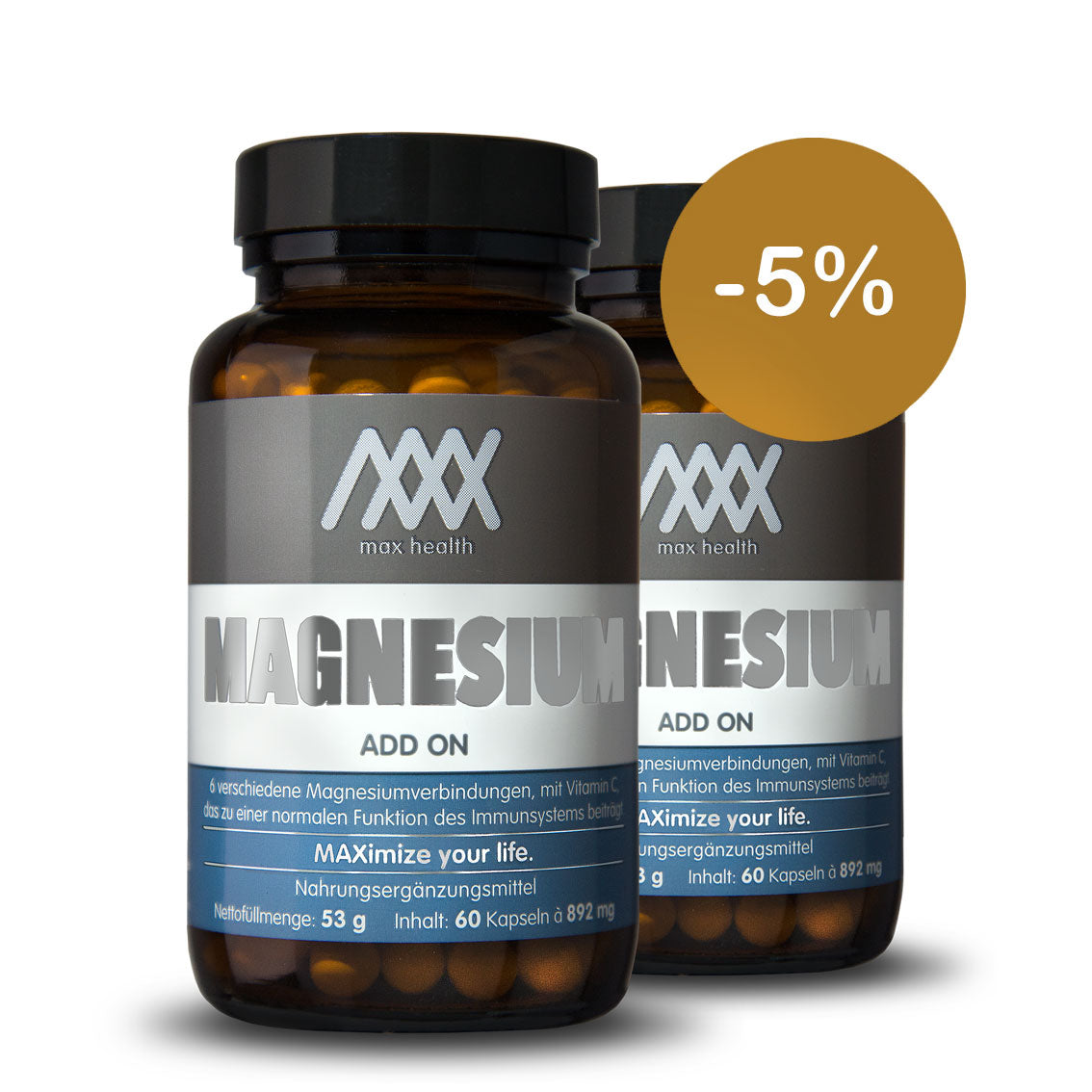 MAX MAGNESIUM KOMPLEX – 60 Kapseln